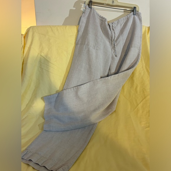 Chelsea 28 khaki colored linen pants Size 1 - Picture 4 of 9